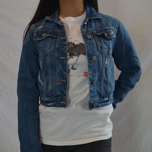 hollister distressed denim jacket